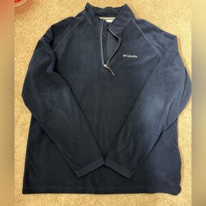 Columbia Navy Blue Quarter-Zip Pullover